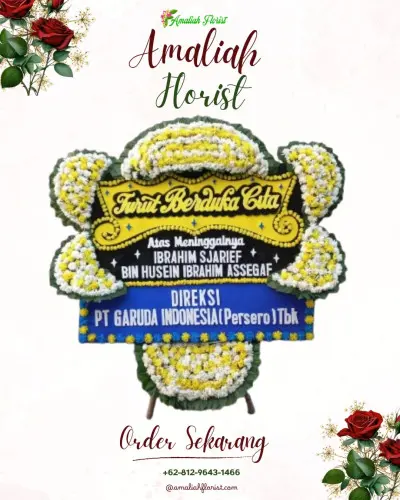 Papan Bunga Duka di Cigondewah Rahayu