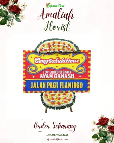Bunga Papan Congratulation di Cigondewah Rahayu